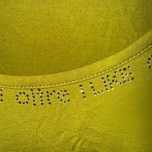 Lime green women’s top